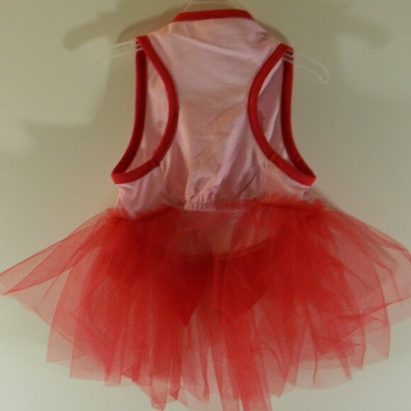 SimplyDog Tutu Apparel Furever Pink Red Velentines NWT - Picture 2 of 4